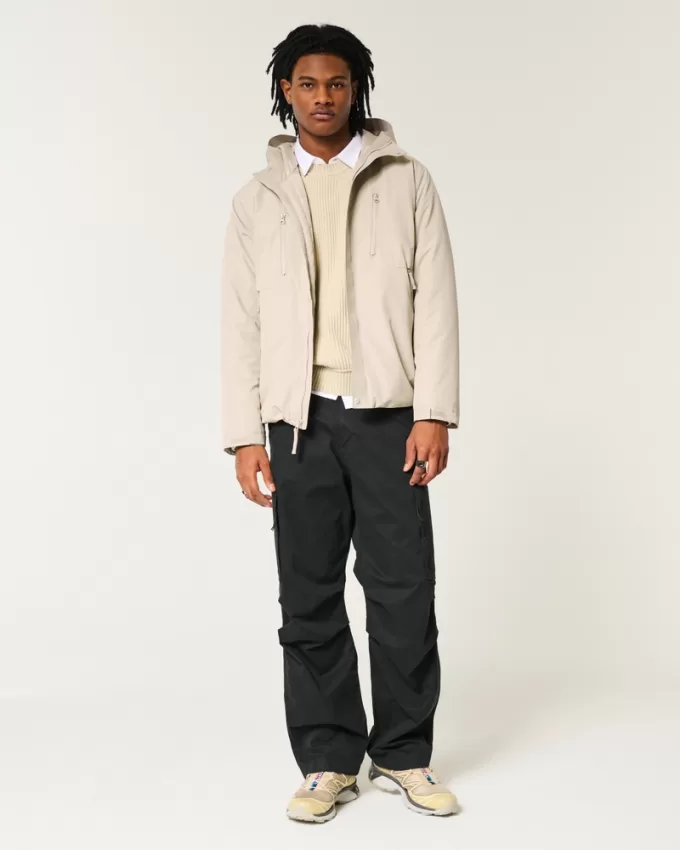 Hooded Shell Jacket,Hooded Shell Jacket