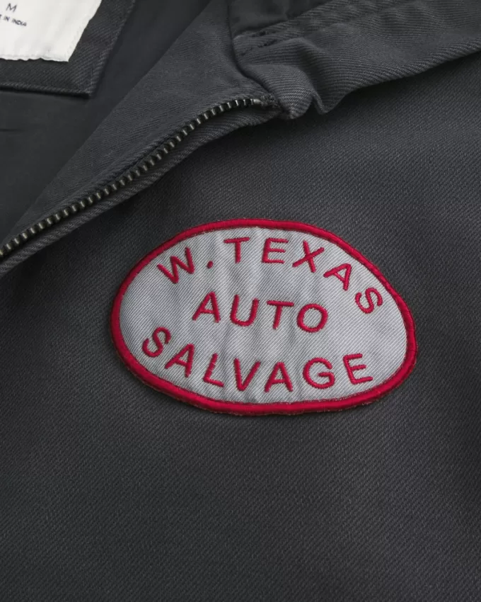 Hooded Zip-Up Workwear Jacket,Hooded Zip-Up Workwear Jacket