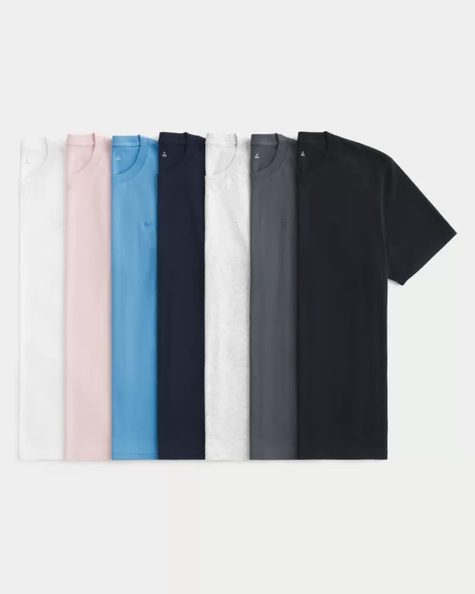 Icon Crew T-Shirt 7-Pack,Icon Crew T-Shirt 7-Pack