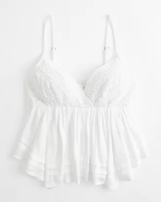 Lace Bust Babydoll Top,Lace Bust Babydoll Top