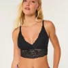 Lace Longline Triangle Bralette,Lace Longline Triangle Bralette