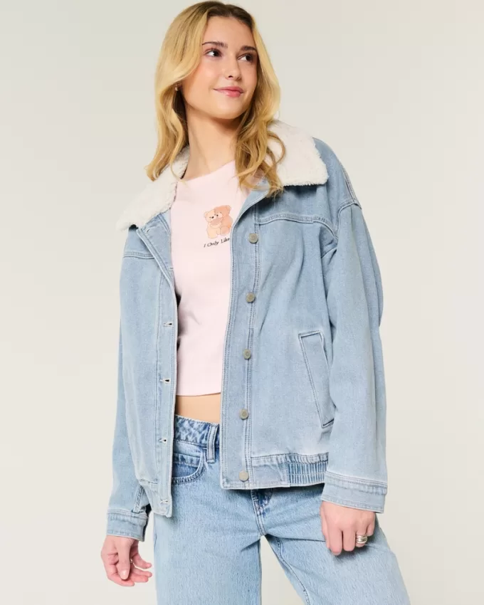 Light Wash Denim Jacket,Light Wash Denim Jacket