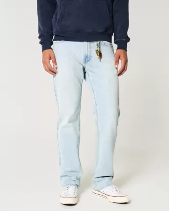 Light Wash Straight Jeans,Light Wash Straight Jeans