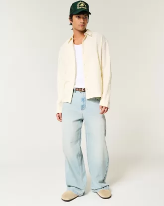 Light Wash Super Baggy Jeans,Light Wash Super Baggy Jeans