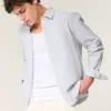 Linen-Blend Button-Through Shirt,Linen-Blend Button-Through Shirt