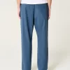 Linen-Blend Loose Pull-On Pants,Linen-Blend Loose Pull-On Pants