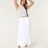 Linen Blend Maxi Skirt,Linen Blend Maxi Skirt