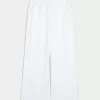 Linen-Blend Pull-On Baggy Pants,Linen-Blend Pull-On Baggy Pants