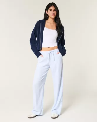 Linen-Blend Pull-On Baggy Pants,Linen-Blend Pull-On Baggy Pants