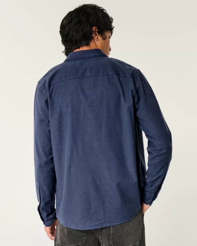 Long-Sleeve Oxford Shirt,Long-Sleeve Oxford Shirt