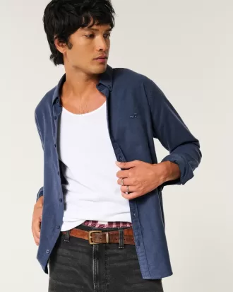 Long-Sleeve Oxford Shirt,Long-Sleeve Oxford Shirt