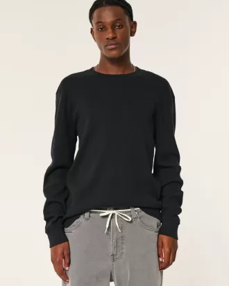 Long-Sleeve Thermal Crew T-Shirt,Long-Sleeve Thermal Crew T-Shirt