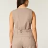 Longer-Length Button-Through Vest,Longer-Length Button-Through Vest