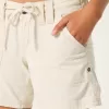 Low-Rise Adjustable Hem Shorts,Low-Rise Adjustable Hem Shorts
