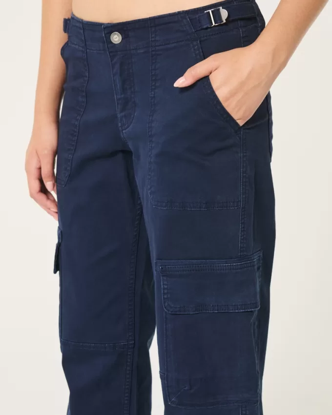 Low-Rise Baggy Cargo Pants,Low-Rise Baggy Cargo Pants