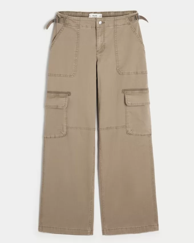 Low-Rise Baggy Cargo Pants,Low-Rise Baggy Cargo Pants