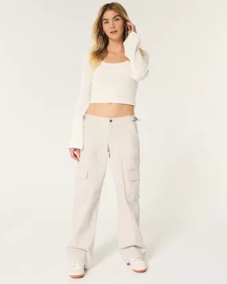 Low-Rise Baggy Cargo Pants,Low-Rise Baggy Cargo Pants
