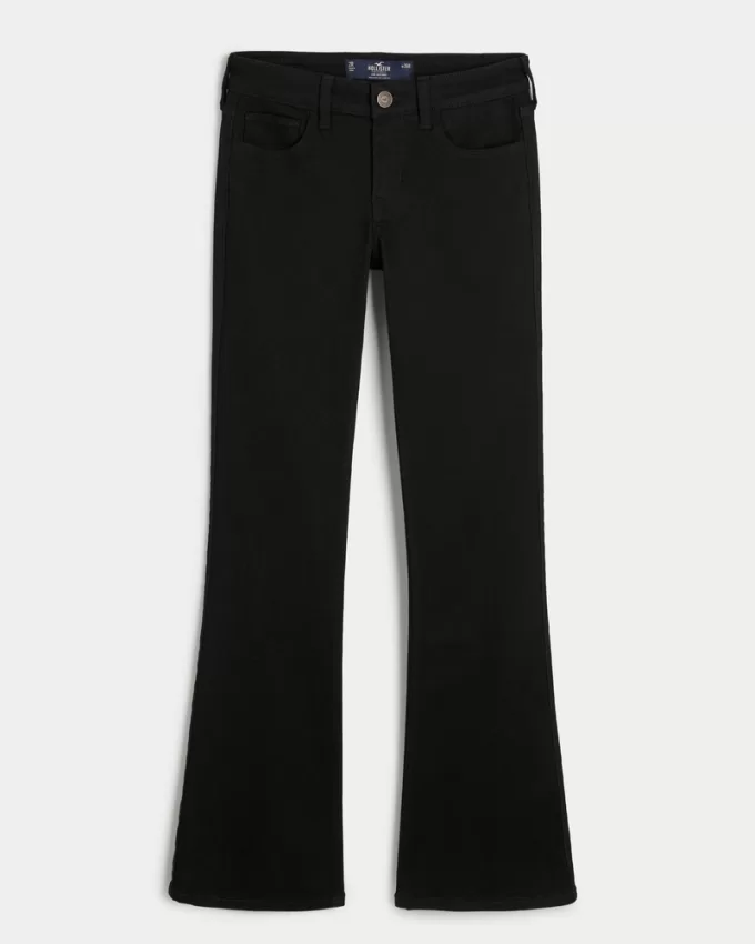 Low-Rise Black Boot Jeans,Low-Rise Black Boot Jeans