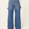 Low-Rise Dark Wash Baggy Jeans,Low-Rise Dark Wash Baggy Jeans