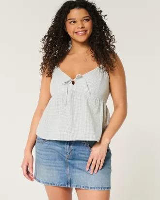 Low-Rise Denim Mini Skort,Low-Rise Denim Mini Skort