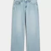 Low-Rise Light Wash Baggy Jeans,Low-Rise Light Wash Baggy Jeans