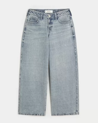 Low-Rise Light Wash Super Baggy Jeans,Low-Rise Light Wash Super Baggy Jeans