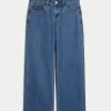 Low-Rise Medium Wash Baggy Jeans,Low-Rise Medium Wash Baggy Jeans