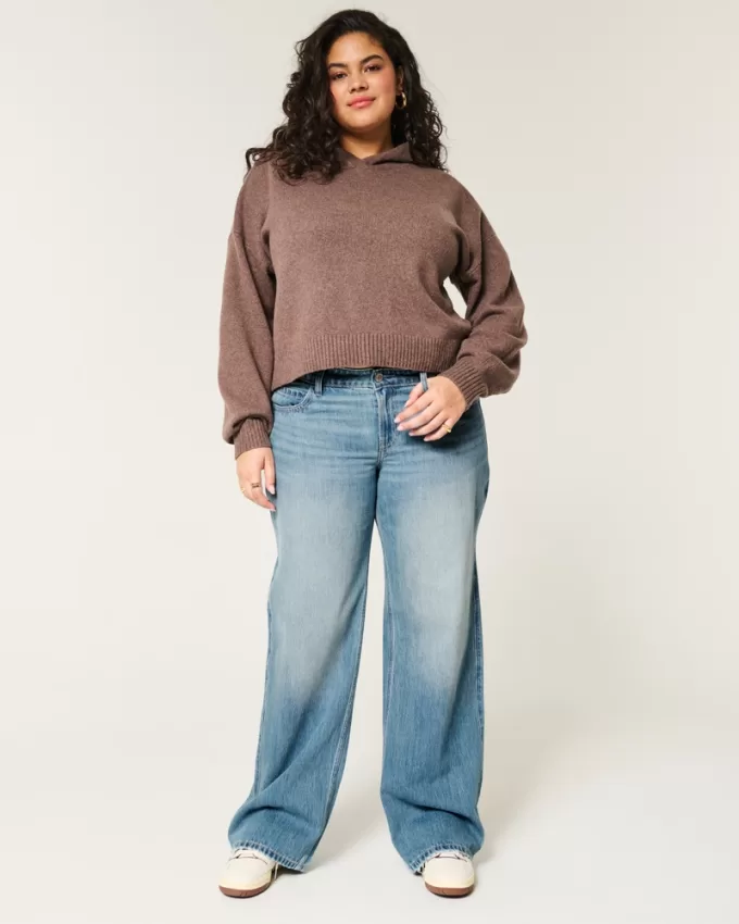 Low Rise Medium Wash Baggy Jeans,Low Rise Medium Wash Baggy Jeans