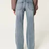Low-Rise Medium Wash Relaxed Straight Jeans,Low-Rise Medium Wash Relaxed Straight Jeans