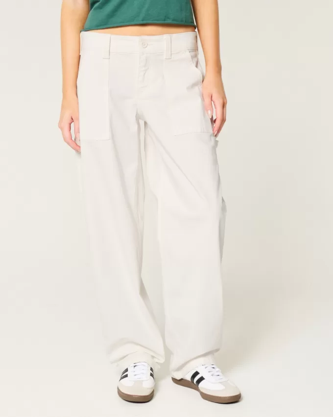 Low-Rise Tapered Baggy Carpenter Pants,Low-Rise Tapered Baggy Carpenter Pants