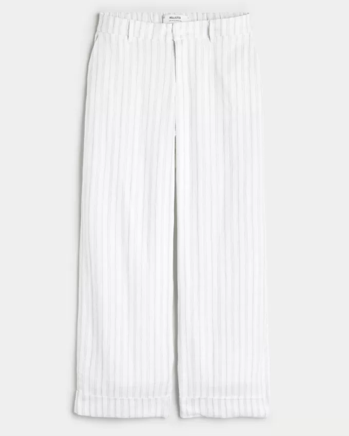 Low-Rise Wide-Leg Pants,Low-Rise Wide-Leg Pants