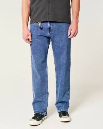 Medium Wash Loose Jeans,Medium Wash Loose Jeans