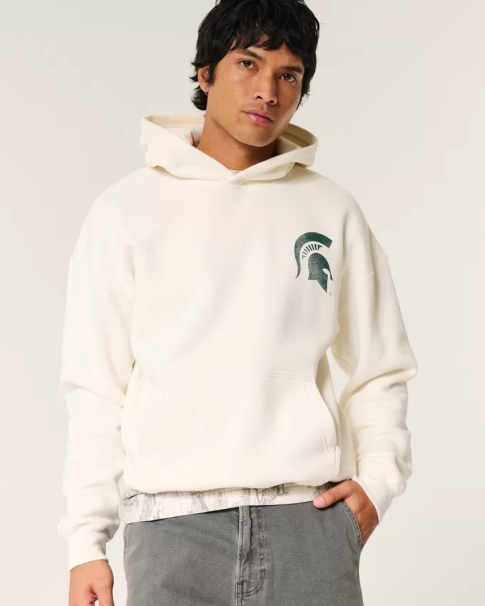 Michigan State Spartans Graphic Hoodie,Michigan State Spartans Graphic Hoodie
