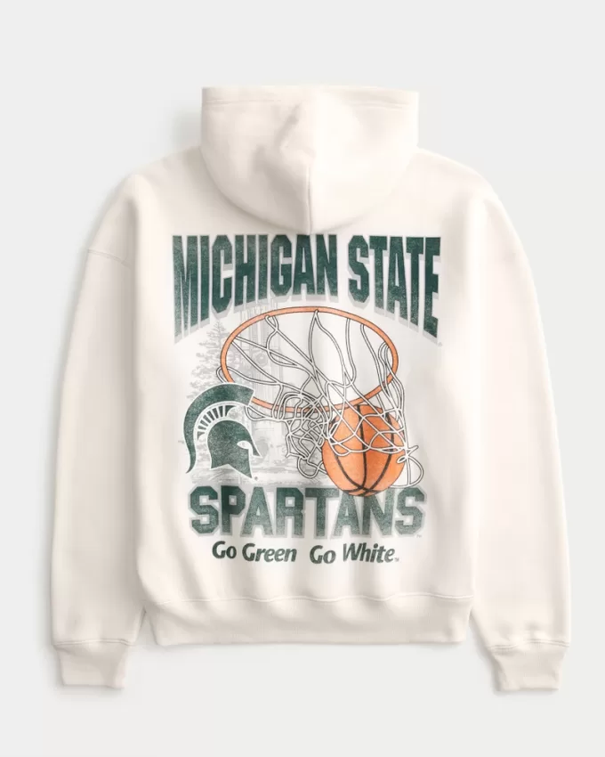 Michigan State Spartans Graphic Hoodie,Michigan State Spartans Graphic Hoodie