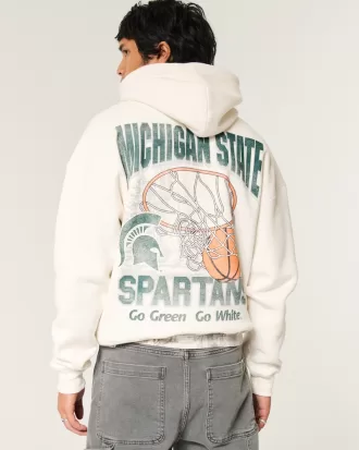 Michigan State Spartans Graphic Hoodie,Michigan State Spartans Graphic Hoodie