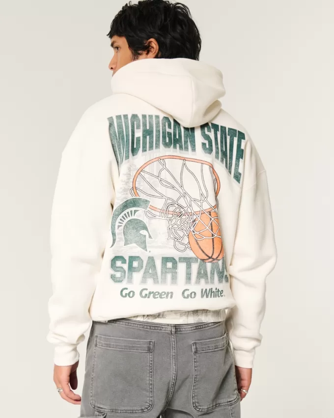 Michigan State Spartans Graphic Hoodie,Michigan State Spartans Graphic Hoodie