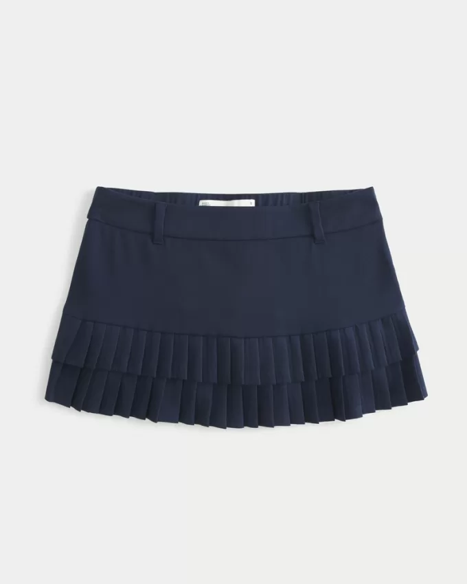 Micro-Pleat Mini Skort,Micro-Pleat Mini Skort