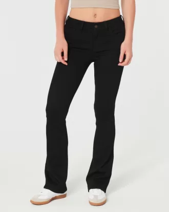 Mid-Rise Black Boot Jeans,Mid-Rise Black Boot Jeans