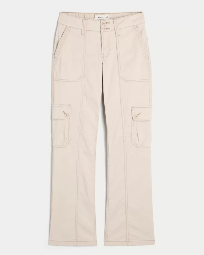 Mid-Rise Relaxed Boot Cargo Pants,Mid-Rise Relaxed Boot Cargo Pants