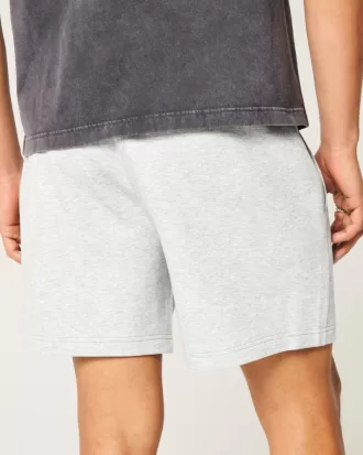 Mid-Thigh Cooling Fleece Shorts,Mid-Thigh Cooling Fleece Shorts