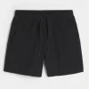 Mid-Thigh Cooling Fleece Shorts,Mid-Thigh Cooling Fleece Shorts