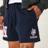 Mid-Thigh Fleece UConn Huskies Graphic Shorts,Mid-Thigh Fleece UConn Huskies Graphic Shorts