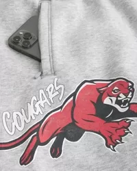 Mid-Thigh Fleece University of Houston Graphic Shorts,Mid-Thigh Fleece University of Houston Graphic Shorts