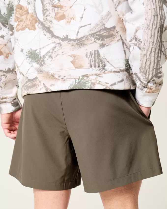 Mid-Thigh Hybrid Active Shorts,Mid-Thigh Hybrid Active Shorts