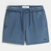Mid-Thigh Loose Fleece Shorts,Mid-Thigh Loose Fleece Shorts