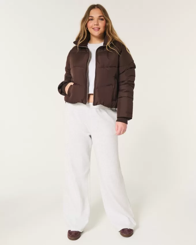 Mini Zip-Up Puffer Jacket,Mini Zip-Up Puffer Jacket