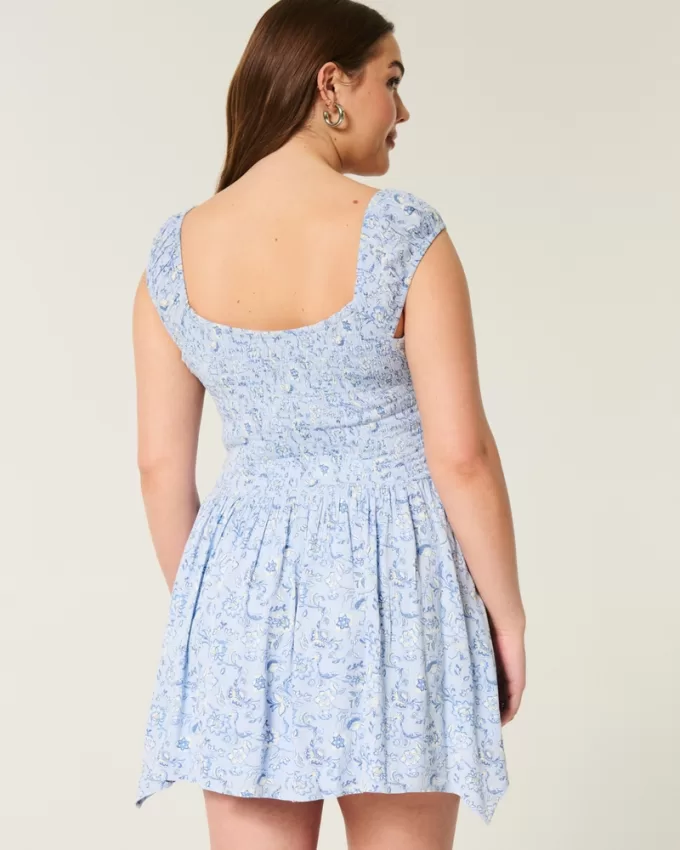 Off-the-Shoulder Asymmetrical Hem Mini Dress,Off-the-Shoulder Asymmetrical Hem Mini Dress