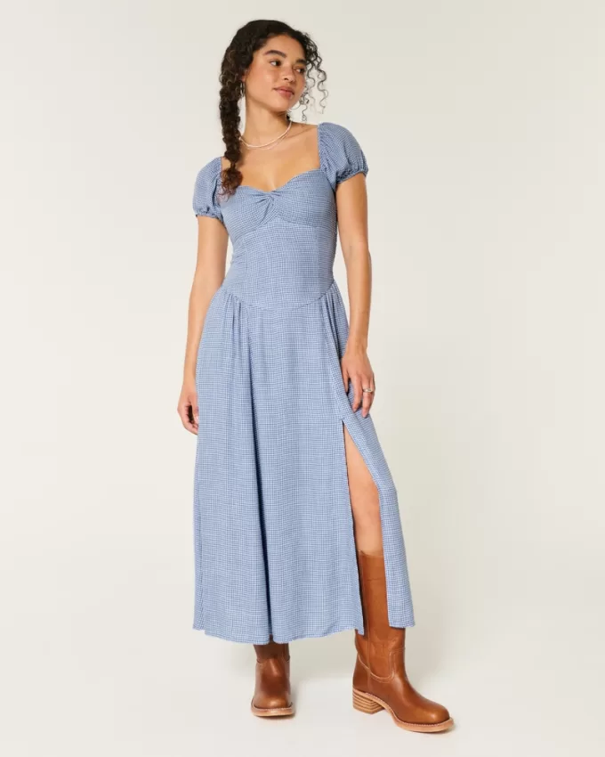 On/Off-the-Shoulder Maxi Dress,On/Off-the-Shoulder Maxi Dress