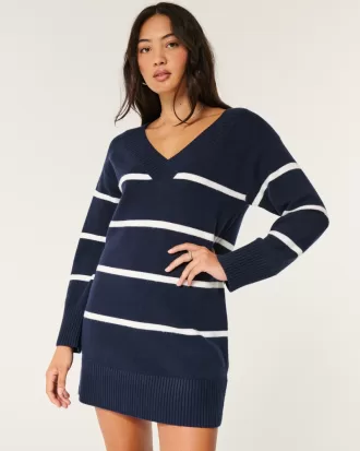 On/Off the shoulder Jersey Sweater Dress,On/Off the shoulder Jersey Sweater Dress