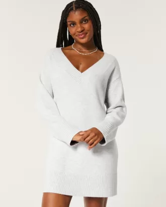 On/Off the shoulder Jersey Sweater Dress,On/Off the shoulder Jersey Sweater Dress